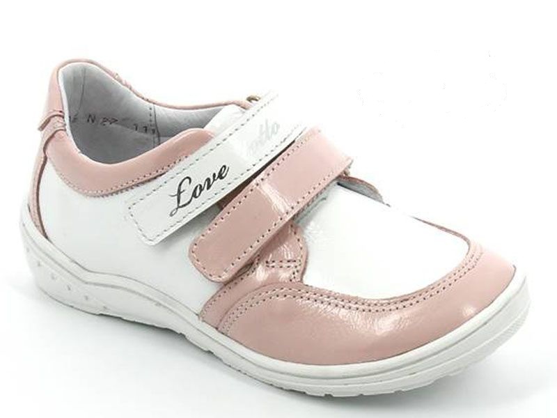 Полуботинки для девочки ц. розовый/белый 2435-КП-627,609  фото 1