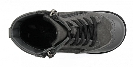 Ботинки ортопедические детские утепленные Ортомода 2152-СВ-104 серые с каблуком Томаса фото 6