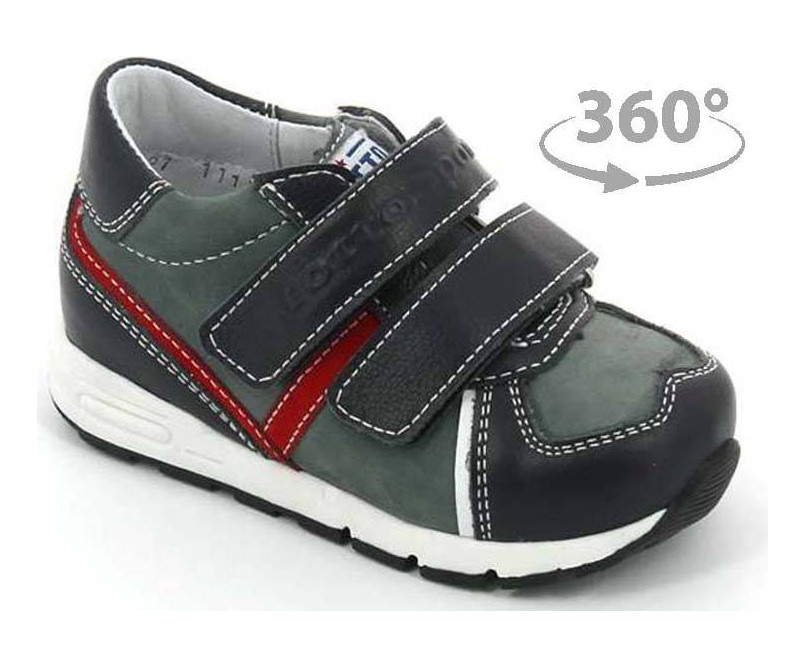 Кроссовки детские синий/серый/красный 2421-КП-2,01,46,99  фото 1