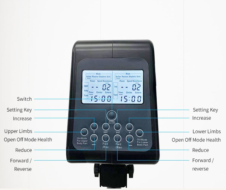 Простой педальный тренажер с электродвигателем LY-901-F фото 2