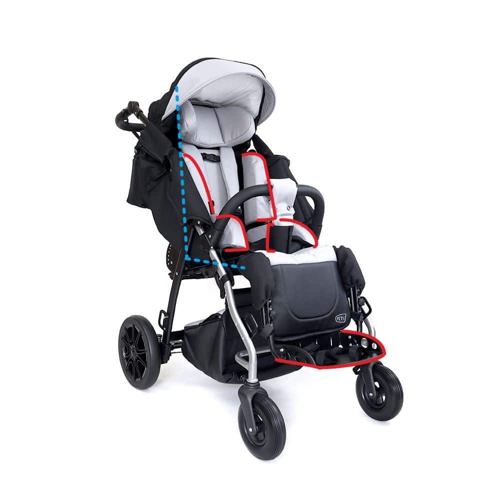 Коляска для детей с ДЦП MyWam Yeti фото 9