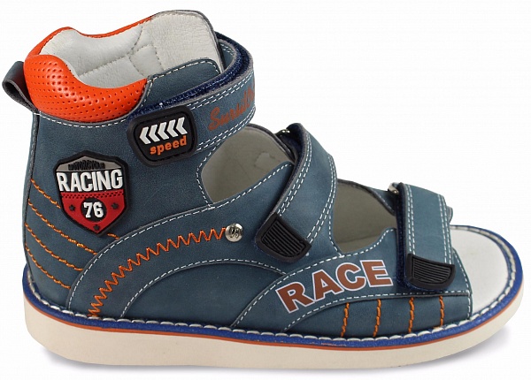 Сандалии ортопедические открытый нос на мальчика 15-320М  фото 5