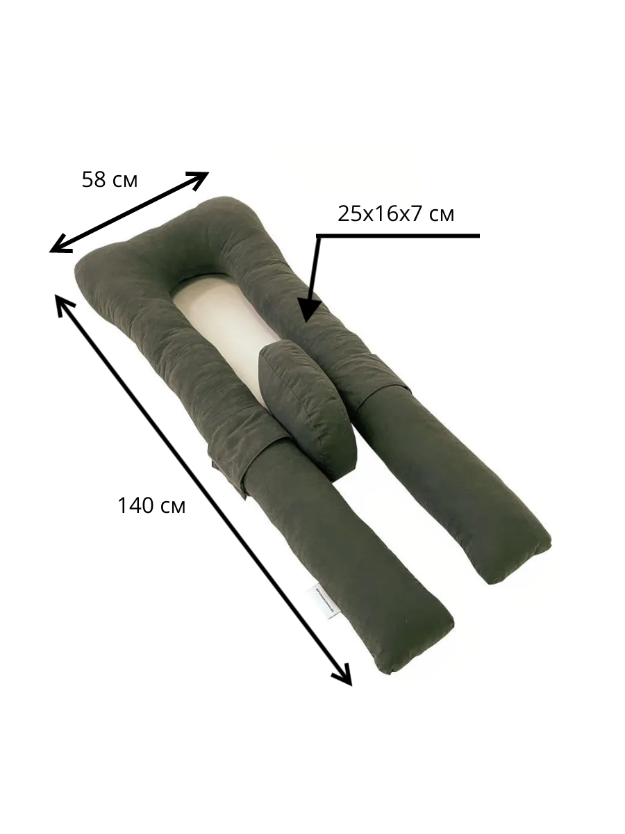 П-образная позиционная подушка с абдуктором Ортомедтехника (125 и 140 см) фото 6