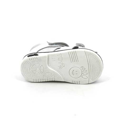 Сандали летние закрытый нос, ц.белый/серебро 054/2-КП-99,022 фото 3