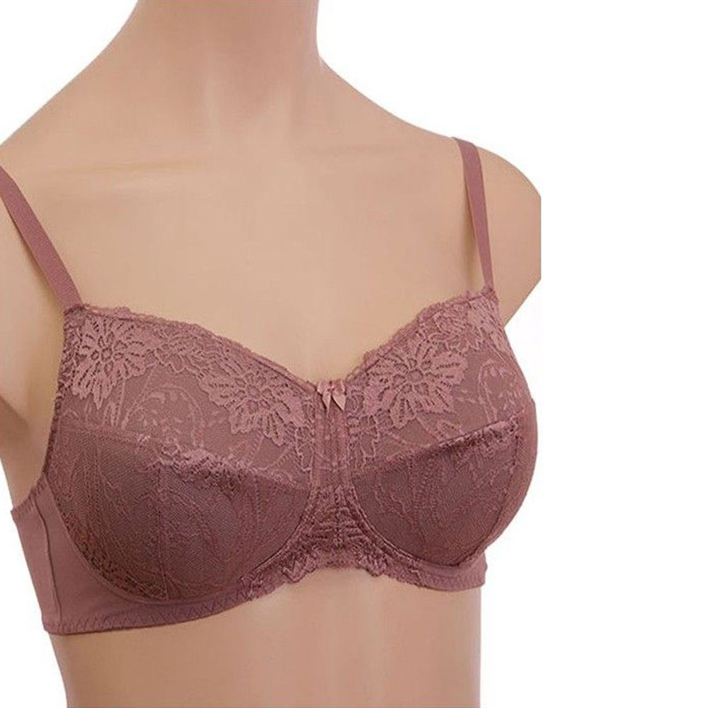 Бюстгальтер после мастэктомии Кофейно- Розовый 0860 885 фото 1