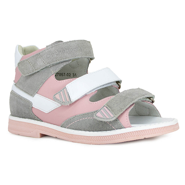 Ортопедическая обувь Orthoboom сандали 27057-02 розовый туман фото 1