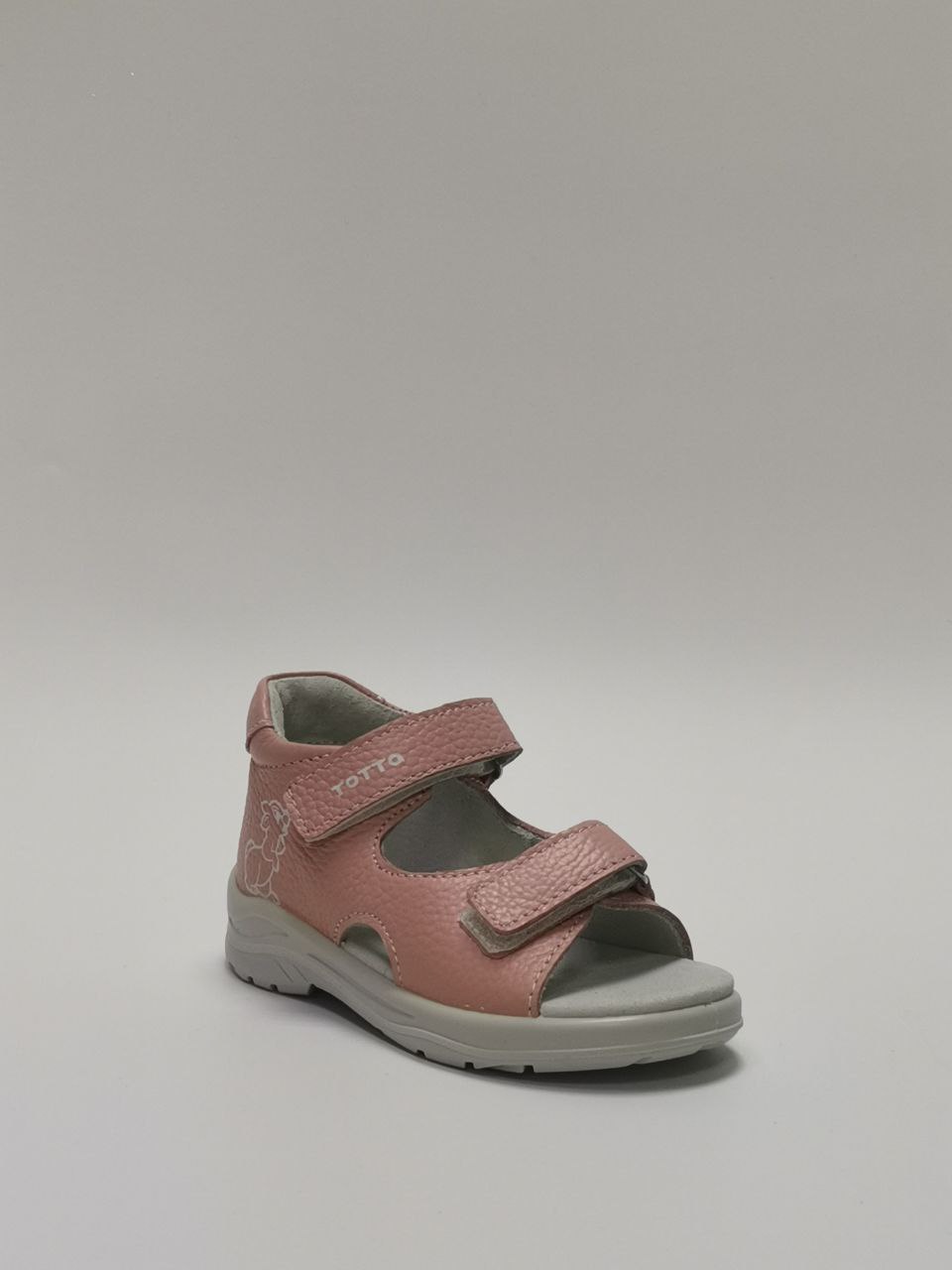 Туфли летние  детские открытый нос ц.пудра 11/4-кп-717 фото 5