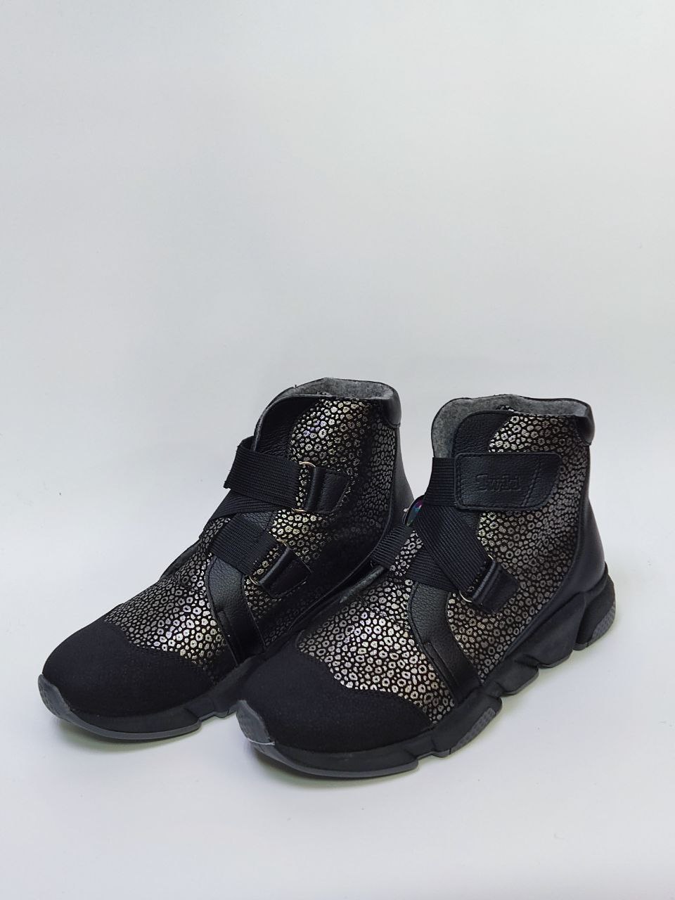 Ботинки осенние серебр. леопард TW-546-4 фото 6