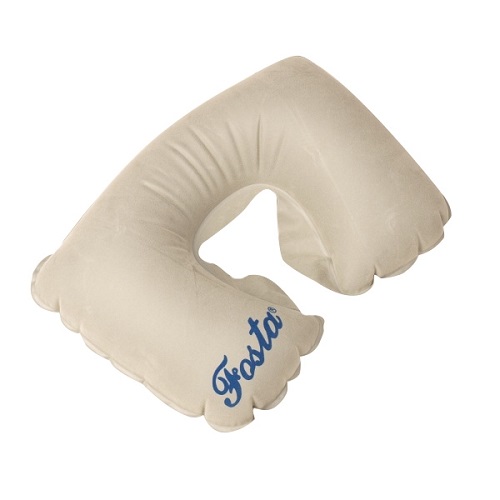 Подушка надувная с вырезом под голову (35*25) цв.красный F 8052  фото 2