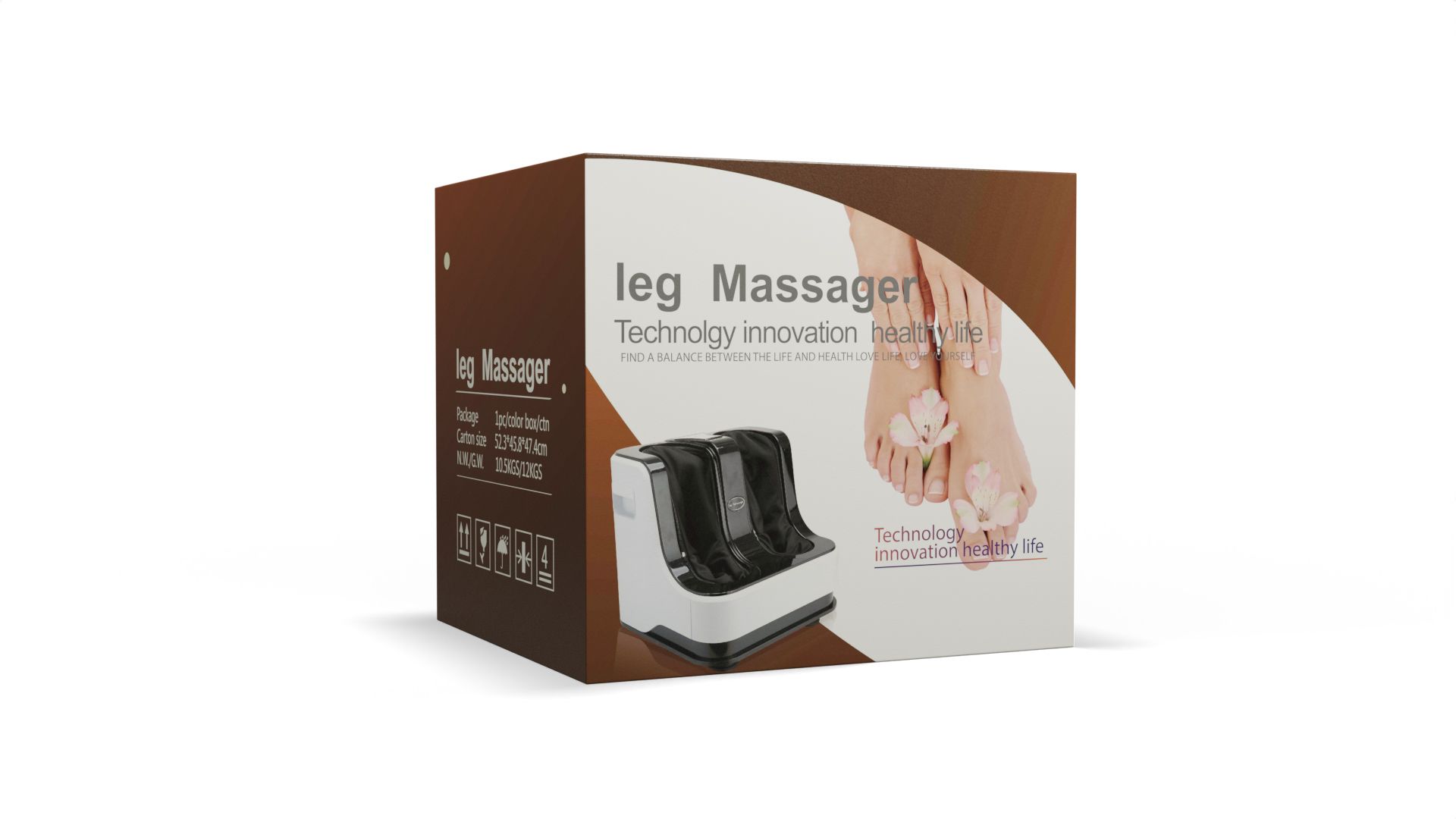 Массажер для стоп и икр "Блаженство люкс" с функцией вибрации KZ 0748 фото 8