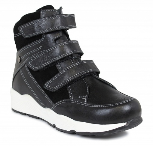 Ботинки осенние черные 65-133  фото 1