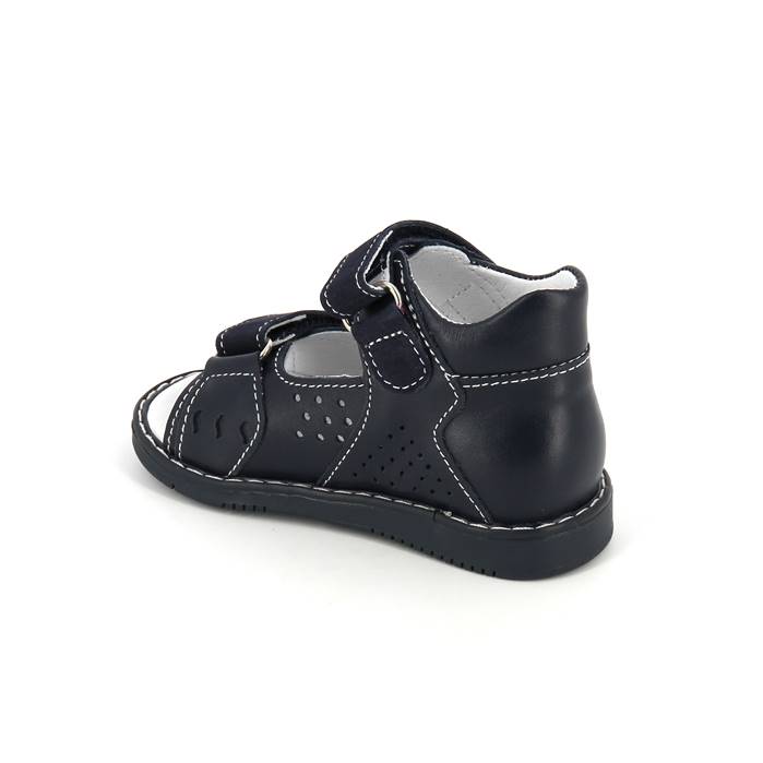 Босоножки  детские с открытым носом, цв. синий 025/2-КП-2,12 фото 3