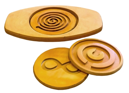 Балансир напольный с тремя вкладышами 60*35см фото 1