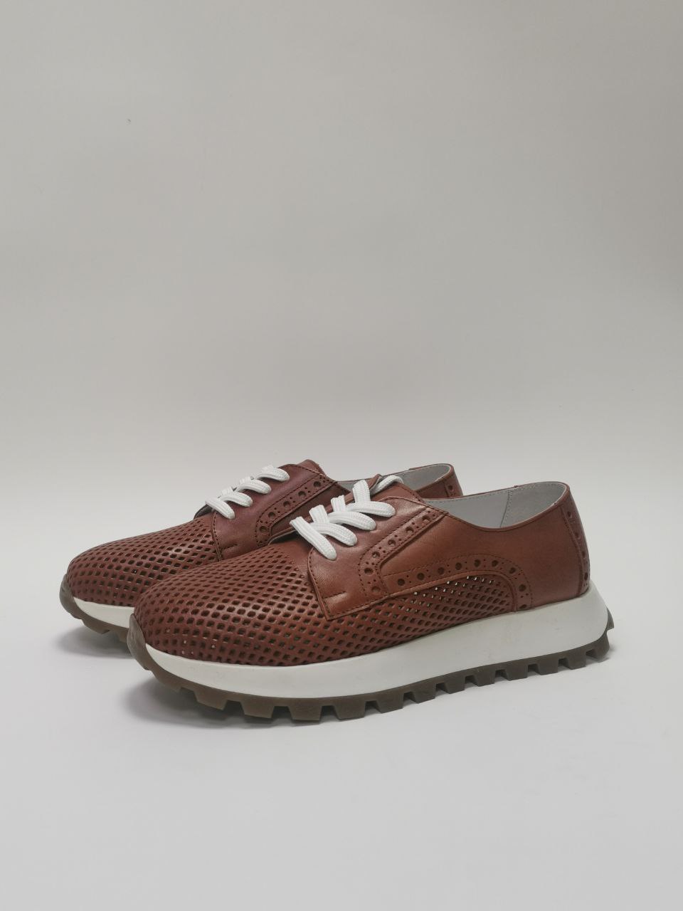 Обувь ортопедическая сложная кроссовки женские цв.рыжий 95258-Х-042 фото 3